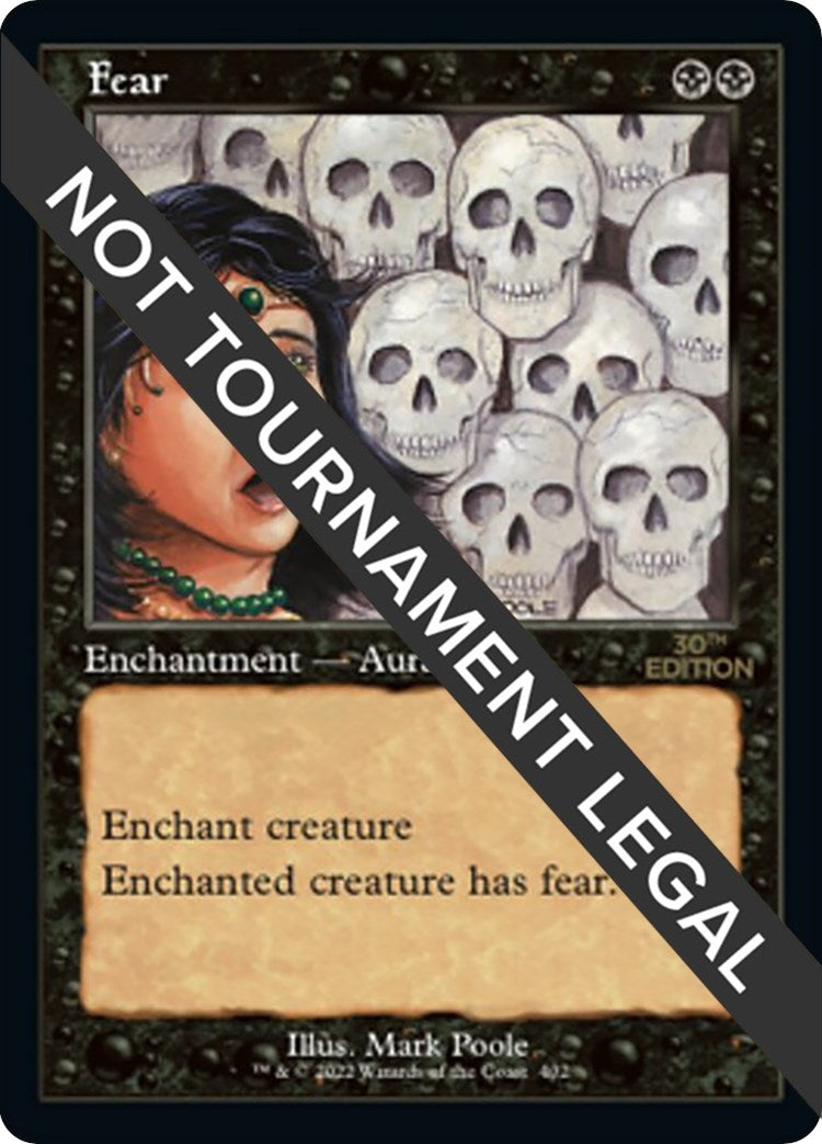 Fear (Retro Frame) (402) [30A] - MTG Single
