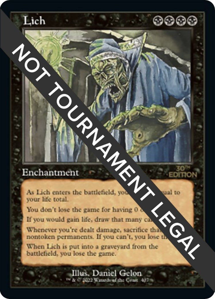 Lich (Retro Frame) (407) [30A] - MTG Single