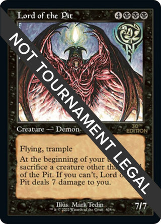 Lord of the Pit (Retro Frame) (408) [30A] - MTG Single