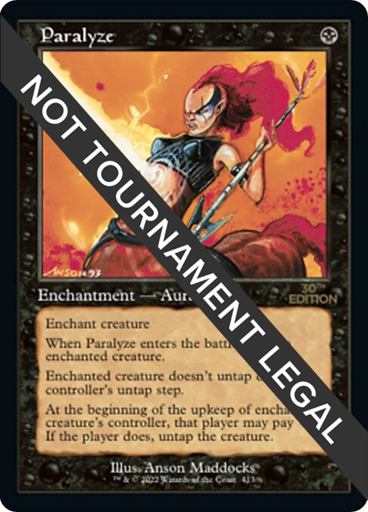 Paralyze (Retro Frame) (413) [30A] - MTG Single