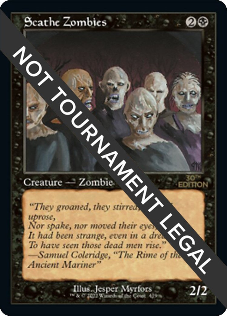 Scathe Zombies (Retro Frame) (419) [30A] - MTG Single