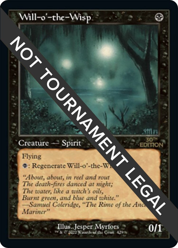 Will-o’-the-Wisp (Retro Frame) (429) [30A] - MTG Single