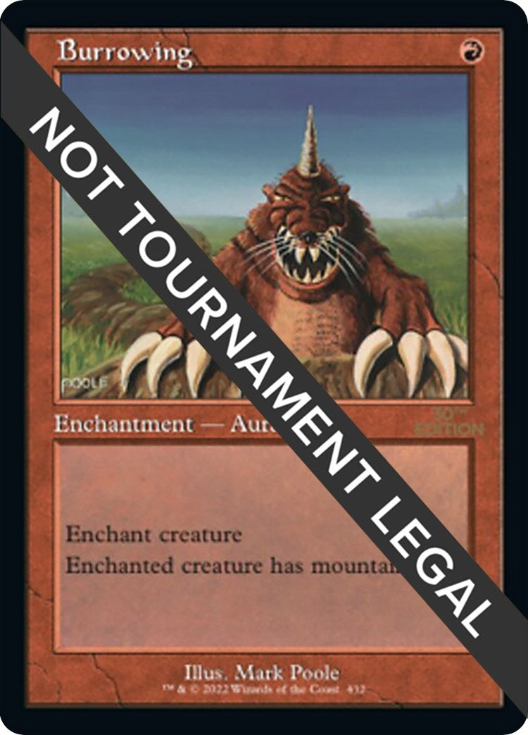 Burrowing (Retro Frame) (432) [30A] - MTG Single