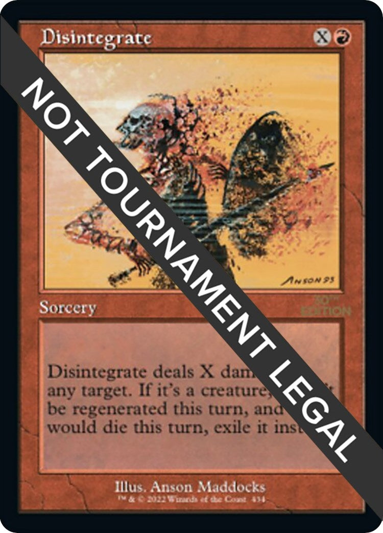 Disintegrate (Retro Frame) (434) [30A] - MTG Single