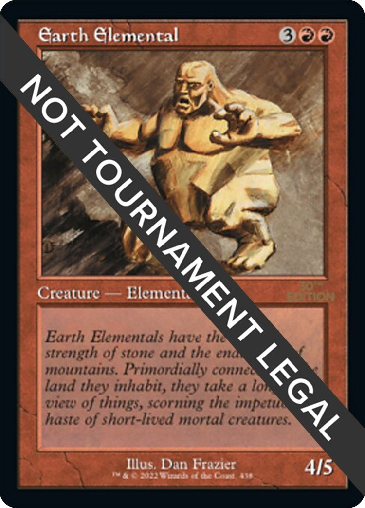 Earth Elemental (Retro Frame) (438) [30A] - MTG Single