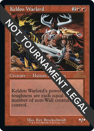 Keldon Warlord (Retro Frame) (453) [30A] - MTG Single
