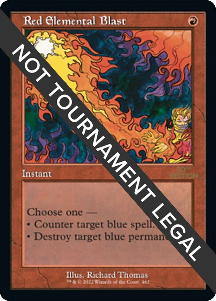 Red Elemental Blast (Retro Frame) (462) [30A] - MTG Single