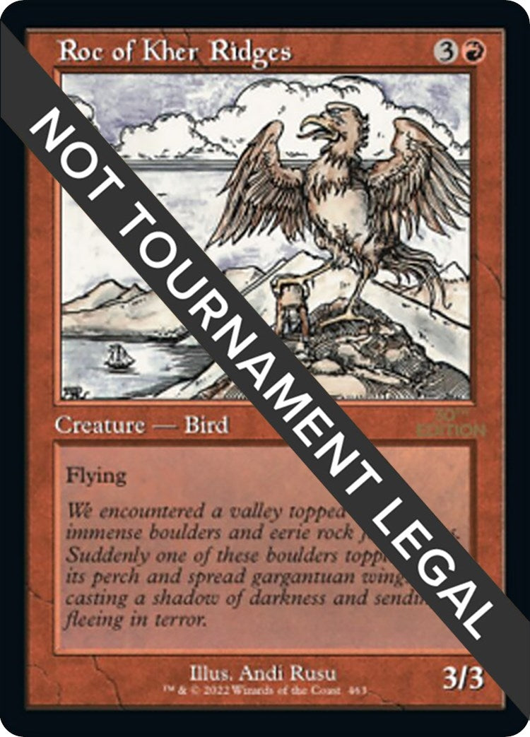 Roc of Kher Ridges (Retro Frame) (463) [30A] - MTG Single