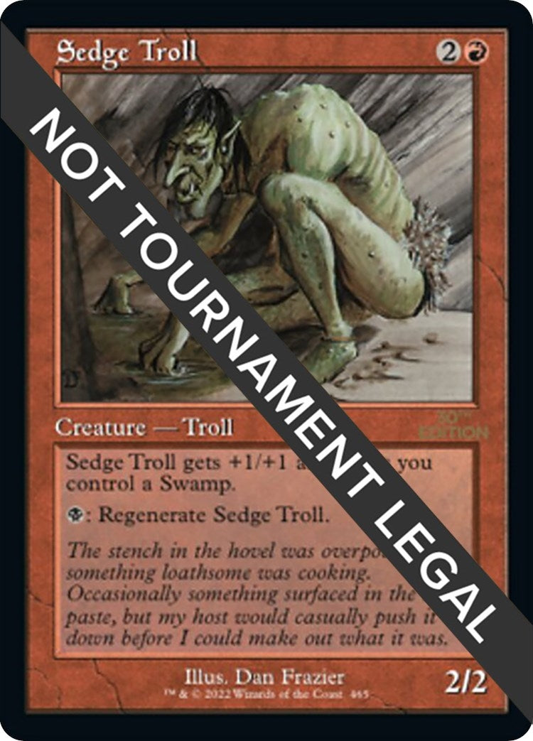 Sedge Troll (Retro Frame) (465) [30A] - MTG Single
