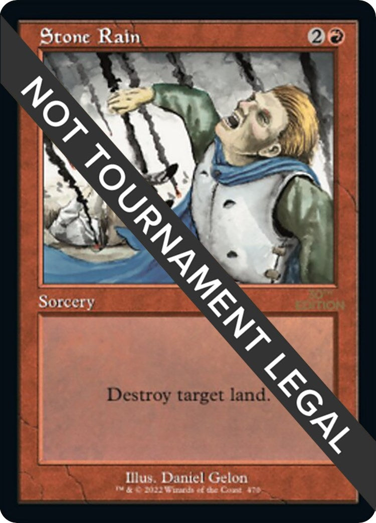 Stone Rain (Retro Frame) (470) [30A] - MTG Single