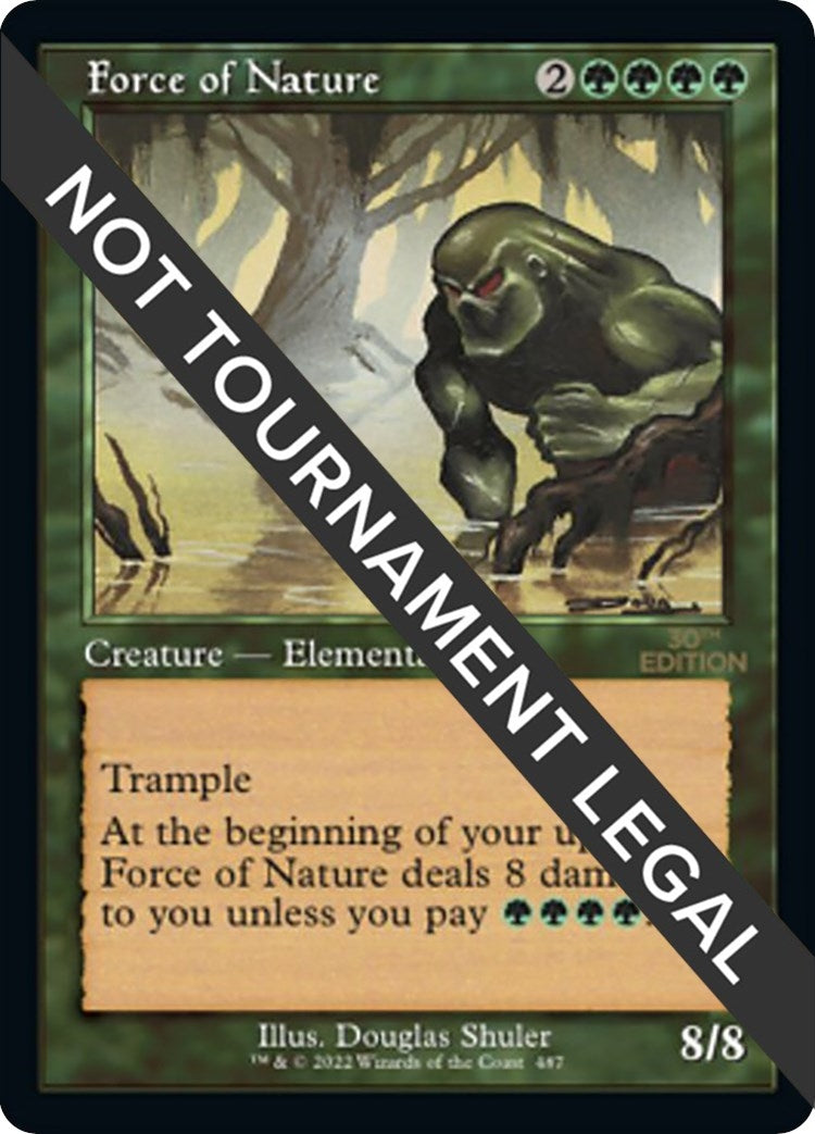 Force of Nature (Retro Frame) (487) [30A] - MTG Single