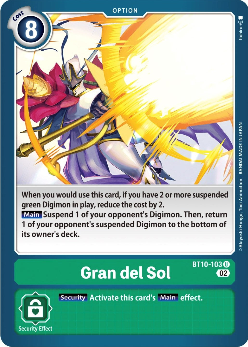 Gran del Sol (10103) [BT10] - Digimon Card Game Single