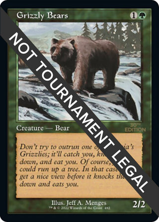 Grizzly Bears (Retro Frame) (492) [30A] - MTG Single