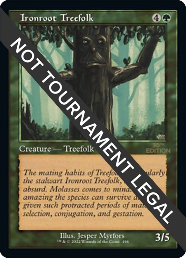 Ironroot Treefolk (Retro Frame) (496) [30A] - MTG Single