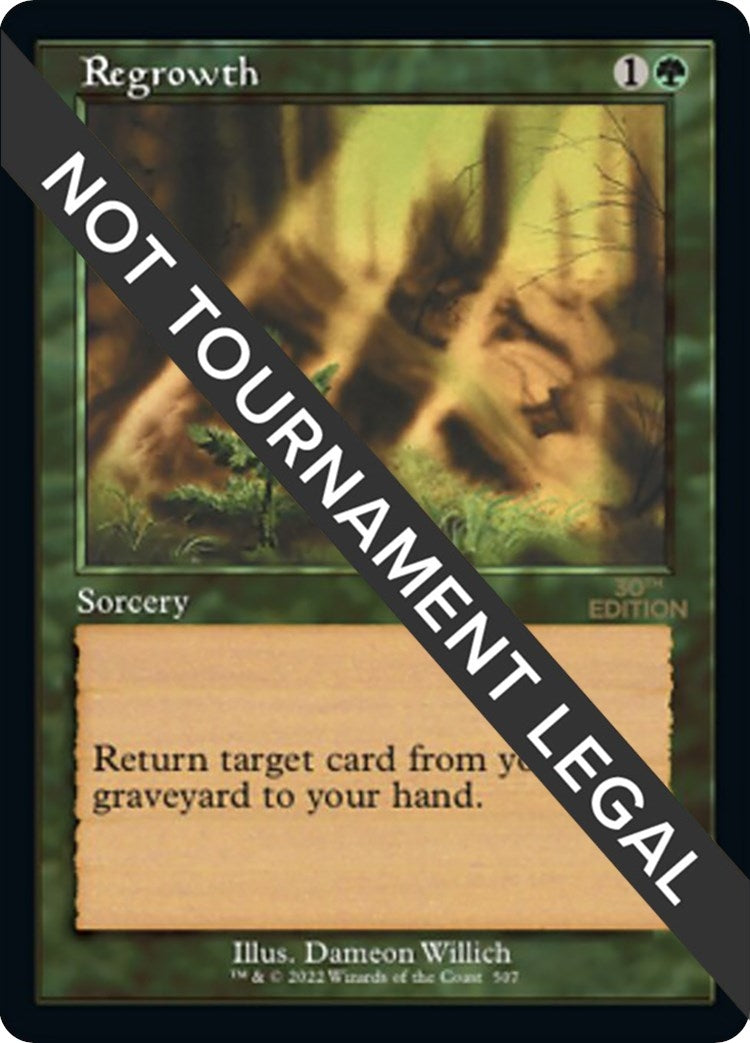 Regrowth (Retro Frame) (507) [30A] - MTG Single