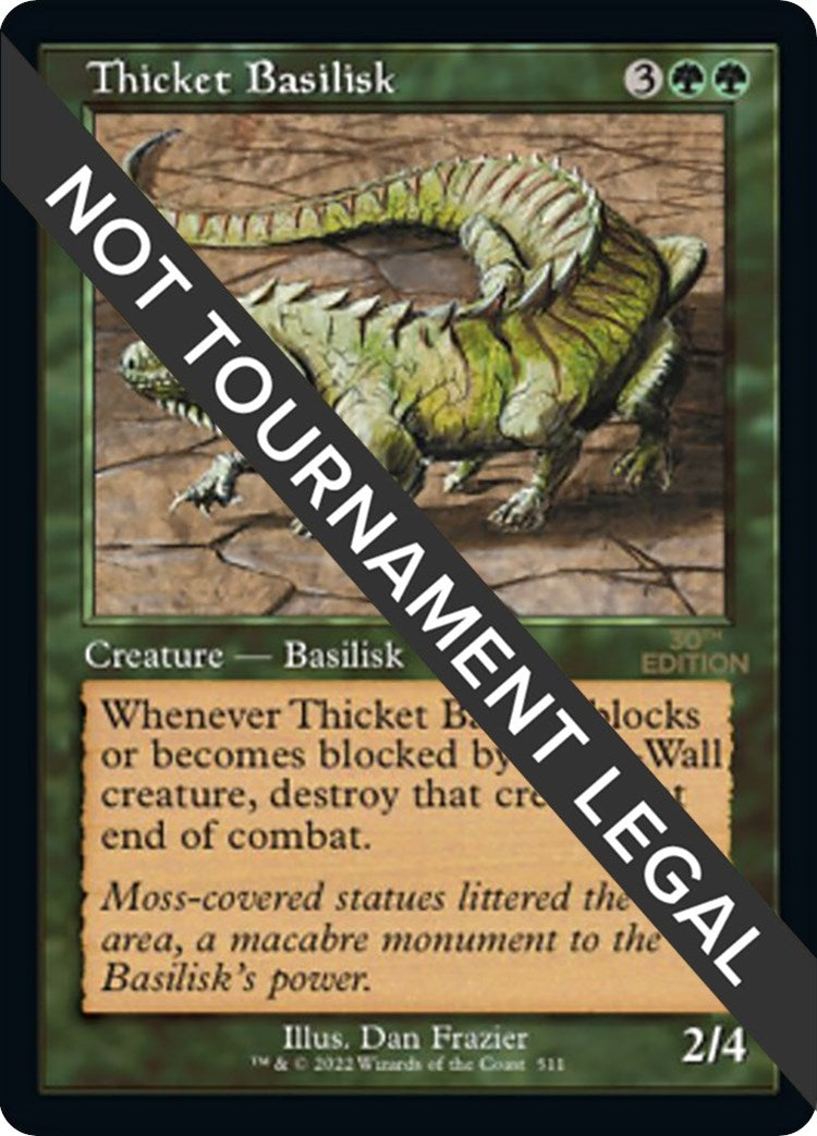 Thicket Basilisk (Retro Frame) (511) [30A] - MTG Single