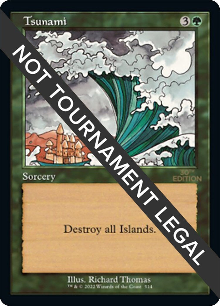 Tsunami (Retro Frame) (514) [30A] - MTG Single