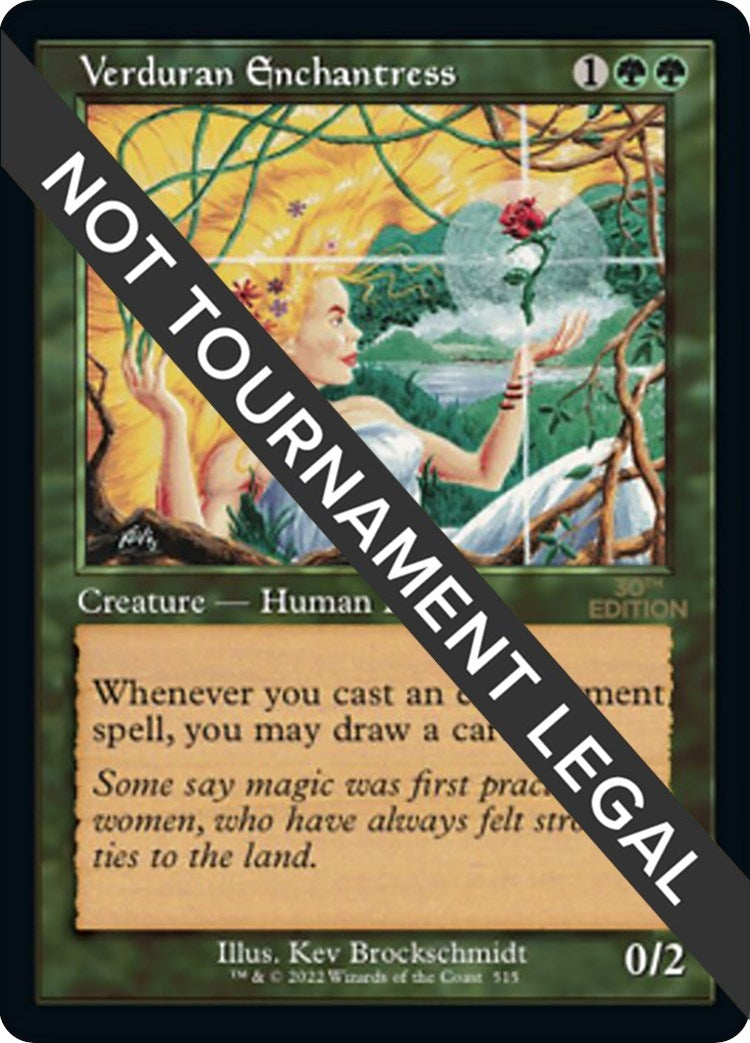 Verduran Enchantress (Retro Frame) (515) [30A] - MTG Single