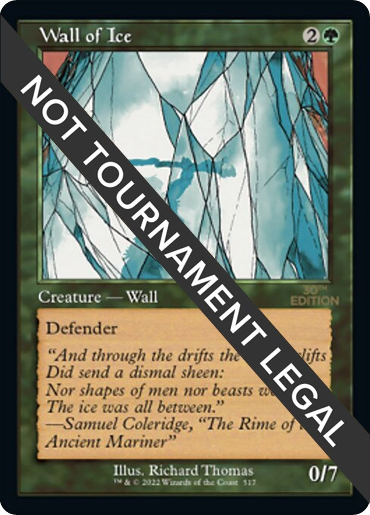 Wall of Ice (Retro Frame) (517) [30A] - MTG Single