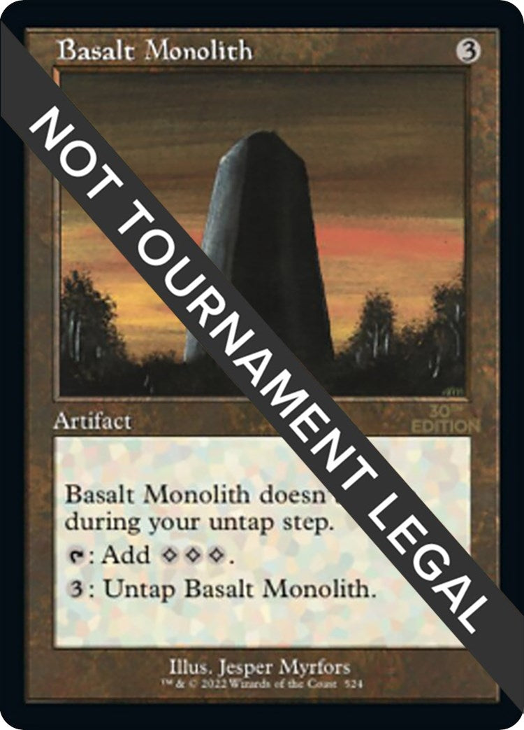 Basalt Monolith (Retro Frame) (524) [30A] - MTG Single