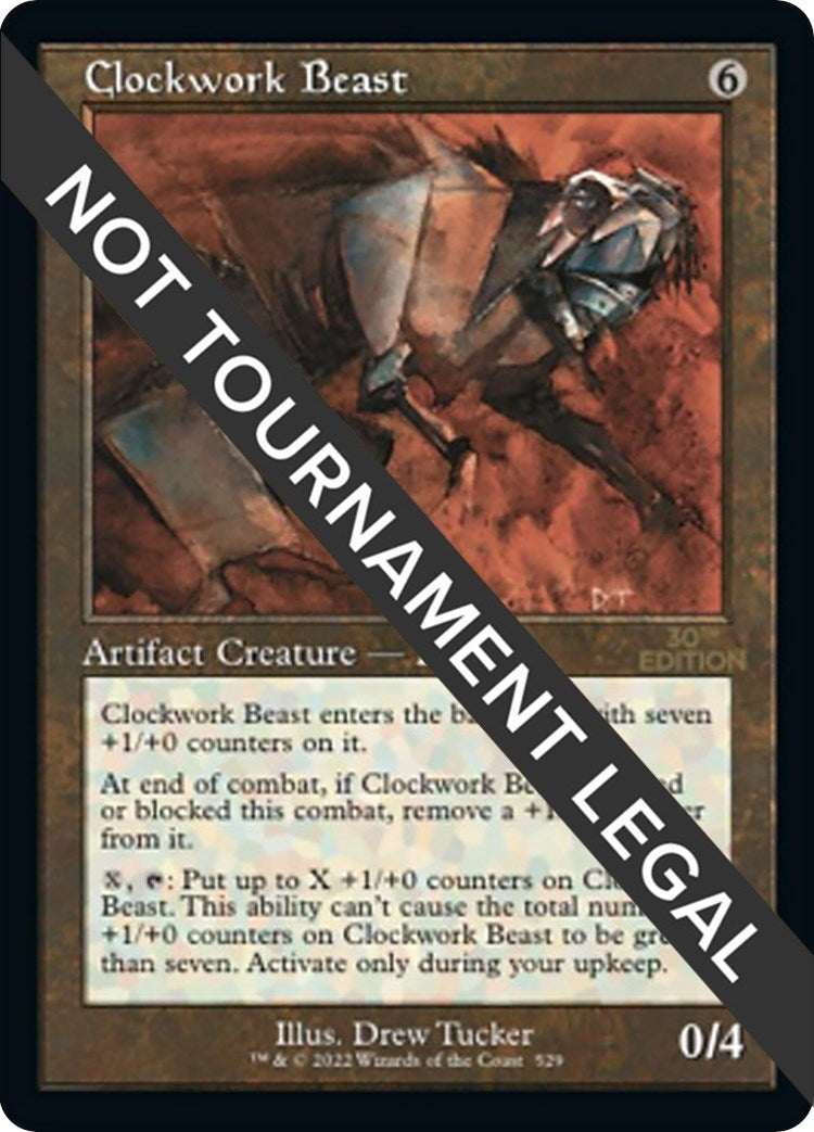 Clockwork Beast (Retro Frame) (529) [30A] - MTG Single