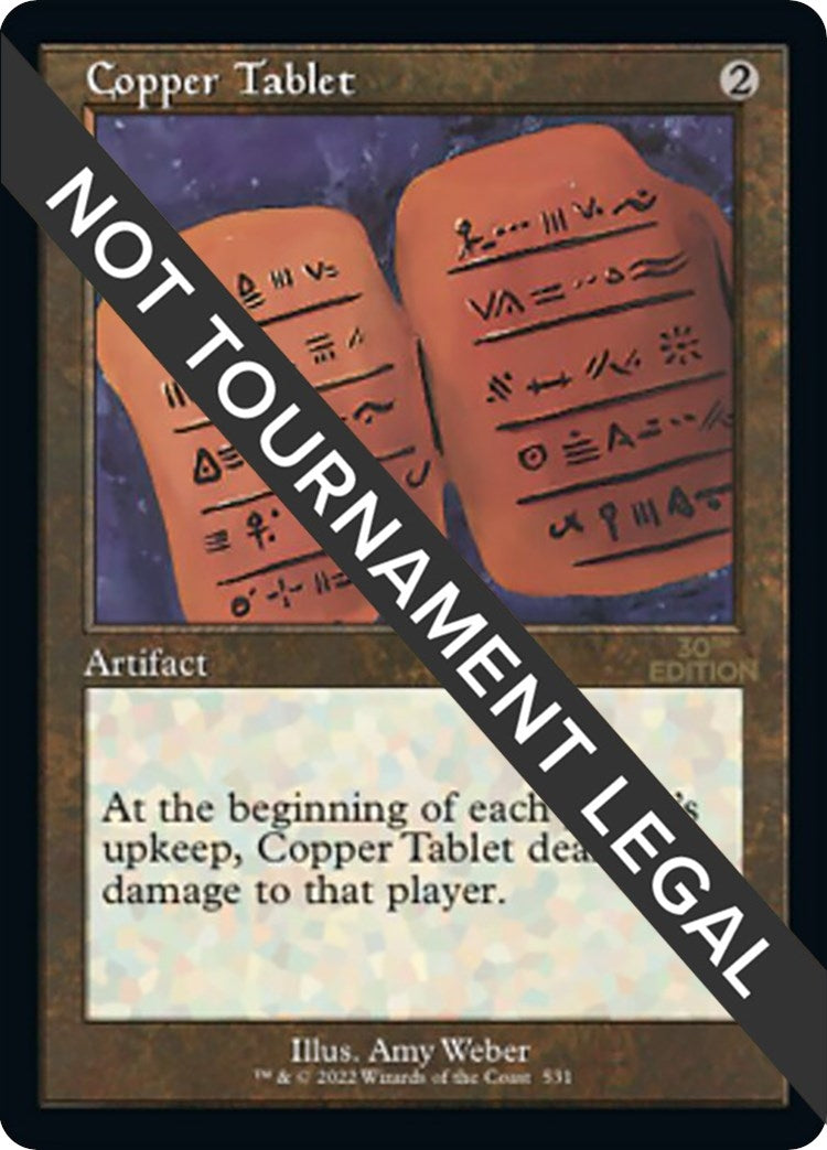 Copper Tablet (Retro Frame) (531) [30A] - MTG Single