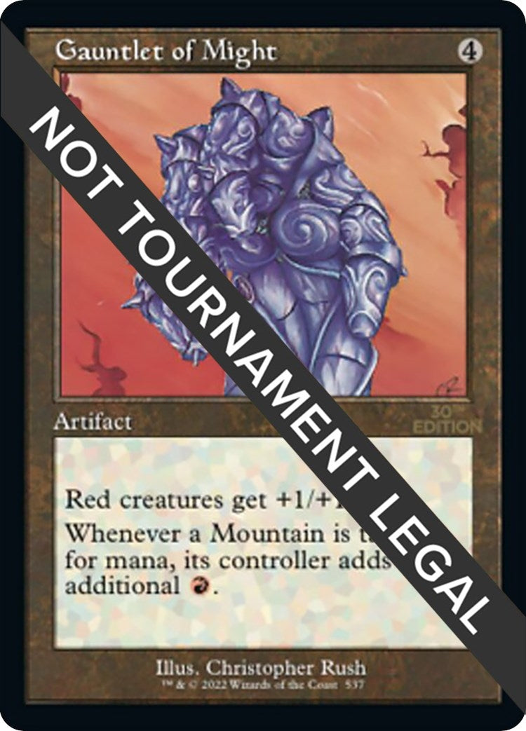 Gauntlet of Might (Retro Frame) (537) [30A] - MTG Single