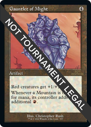 Gauntlet of Might (Retro Frame) (537) [30A] - MTG Single
