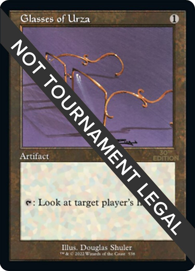 Glasses of Urza (Retro Frame) (538) [30A] - MTG Single