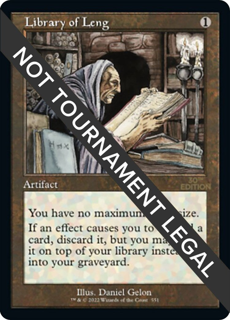 Library of Leng (Retro Frame) (551) [30A] - MTG Single