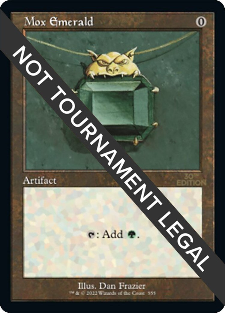 Mox Emerald (Retro Frame) (555) [30A] - MTG Single