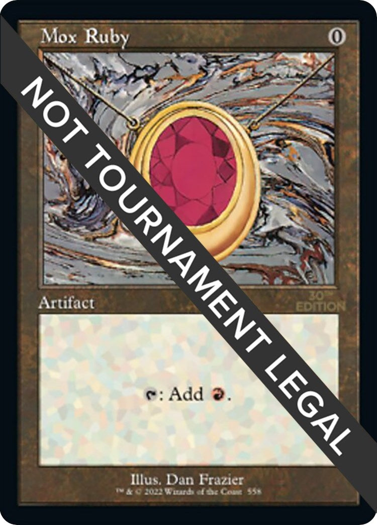 Mox Ruby (Retro Frame) (558) [30A] - MTG Single