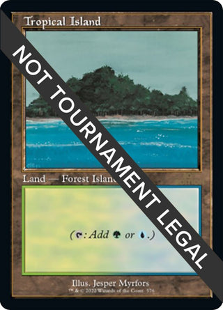 Tropical Island (Retro Frame) (576) [30A] - MTG Single