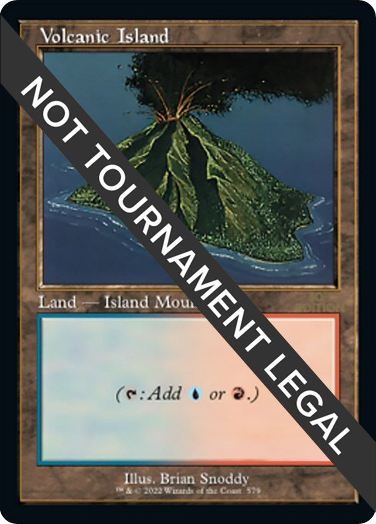 Volcanic Island (Retro Frame) (579) [30A] - MTG Single