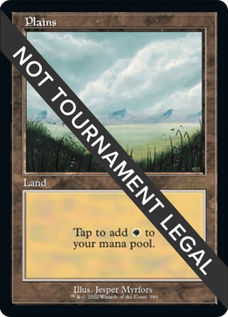 Plains (580) (Retro Frame) (580) [30A] - MTG Single