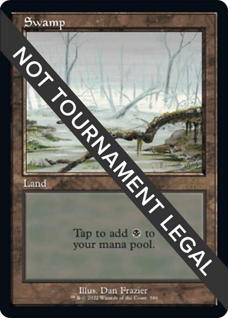 Swamp (586) (Retro Frame) (586) [30A] - MTG Single