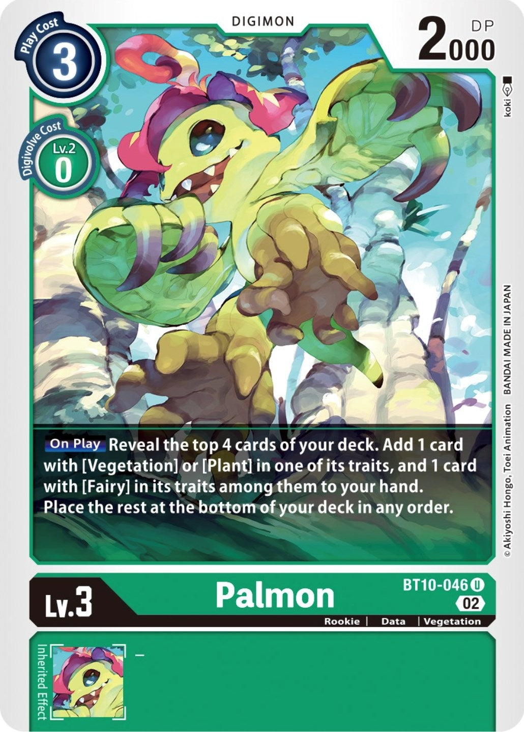 Palmon (10046) [BT10] - Digimon Card Game Single