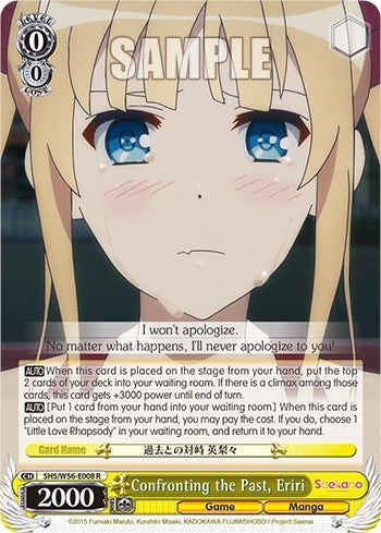 Confronting the Past Eriri (56008) [SHRB] - Weiss Schwarz Single