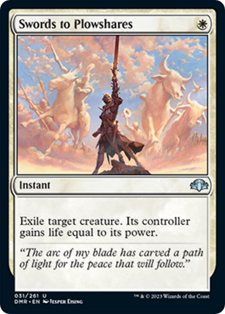 Swords to Plowshares (31) [DMR] - MTG Single