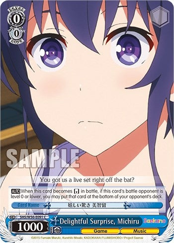 Delightful Surprise Michiru (56091) [SHRB] - Weiss Schwarz Single