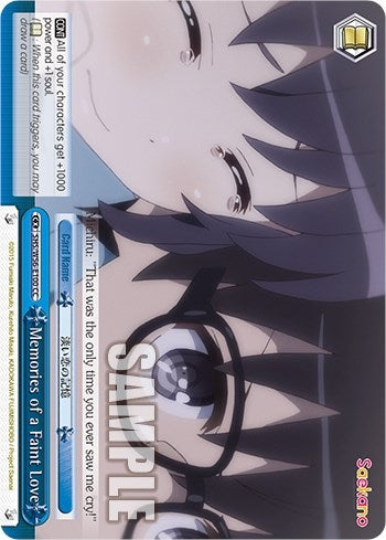 Memories of a Faint Love (56100) [SHRB] - Weiss Schwarz Single