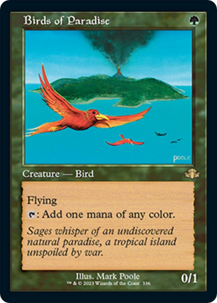 Birds of Paradise (Retro Frame) (336) [DMR] - MTG Single