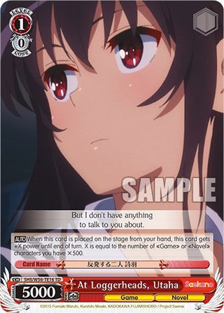 At Loggerheads Utaha (5616) [SHRB] - Weiss Schwarz Single