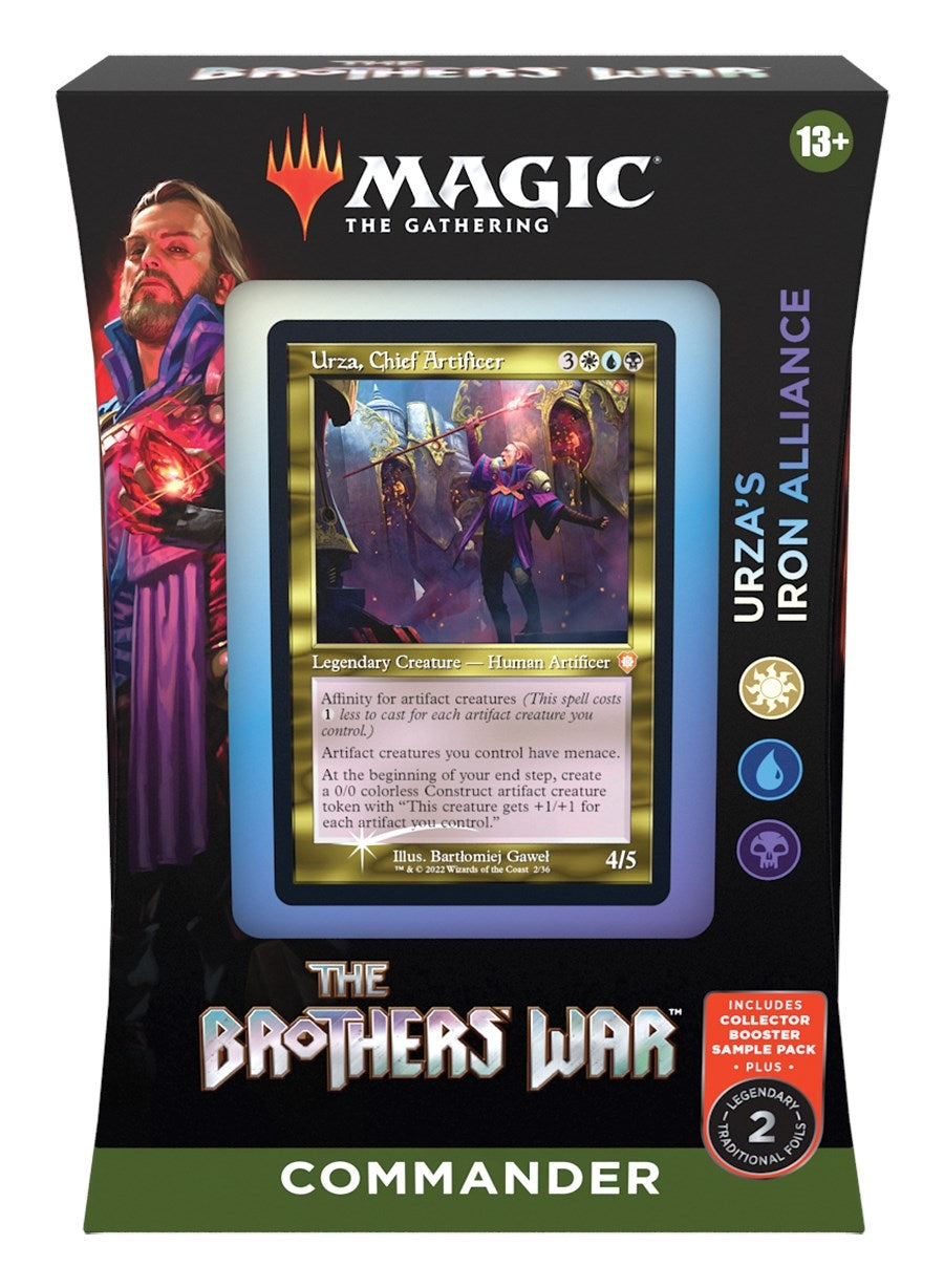 The Brothers’ War Commander Deck - Urza’s Iron Alliance [BRC] - MTG Sealed