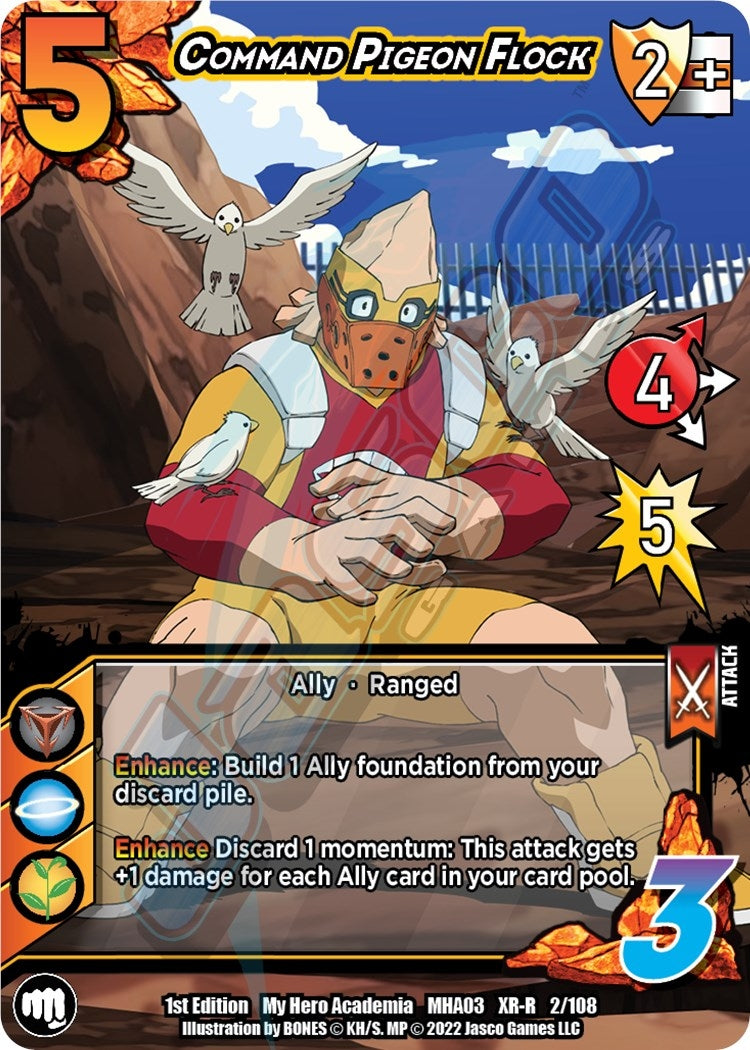 Command Pigeon Flock (XR) (2) [MHA3] - UniVersus Single