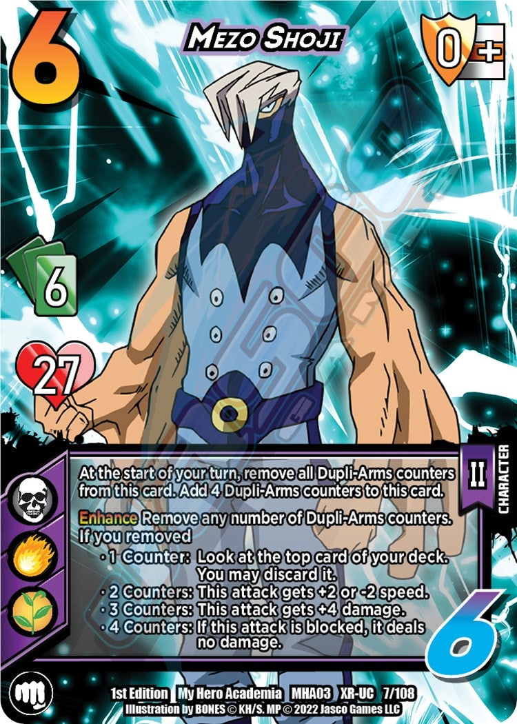Mezo Shoji (XR) (7) [MHA3] - UniVersus Single