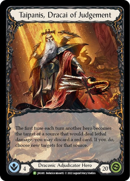Taipanis Dracai of Judgement - JDG001 (1) [PR] - Flesh and Blood TCG Single