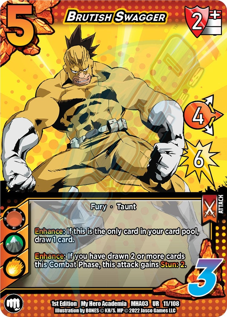 Brutish Swagger (11) [MHA3] - UniVersus Single