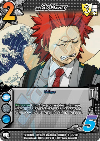 ...So Manly (71) [MHA3] - UniVersus Single