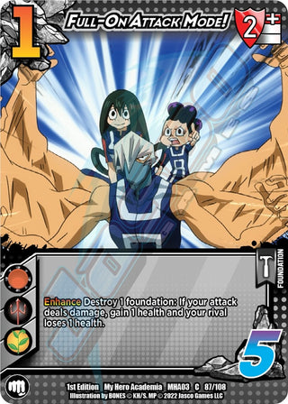 Full-On Attack Mode! (87) [MHA3] - UniVersus Single